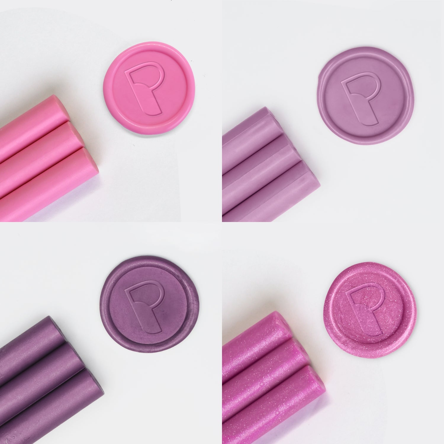 Ensemble de Bâtons de Cire à Cacheter Rose (20 Pcs Aléatoires)12