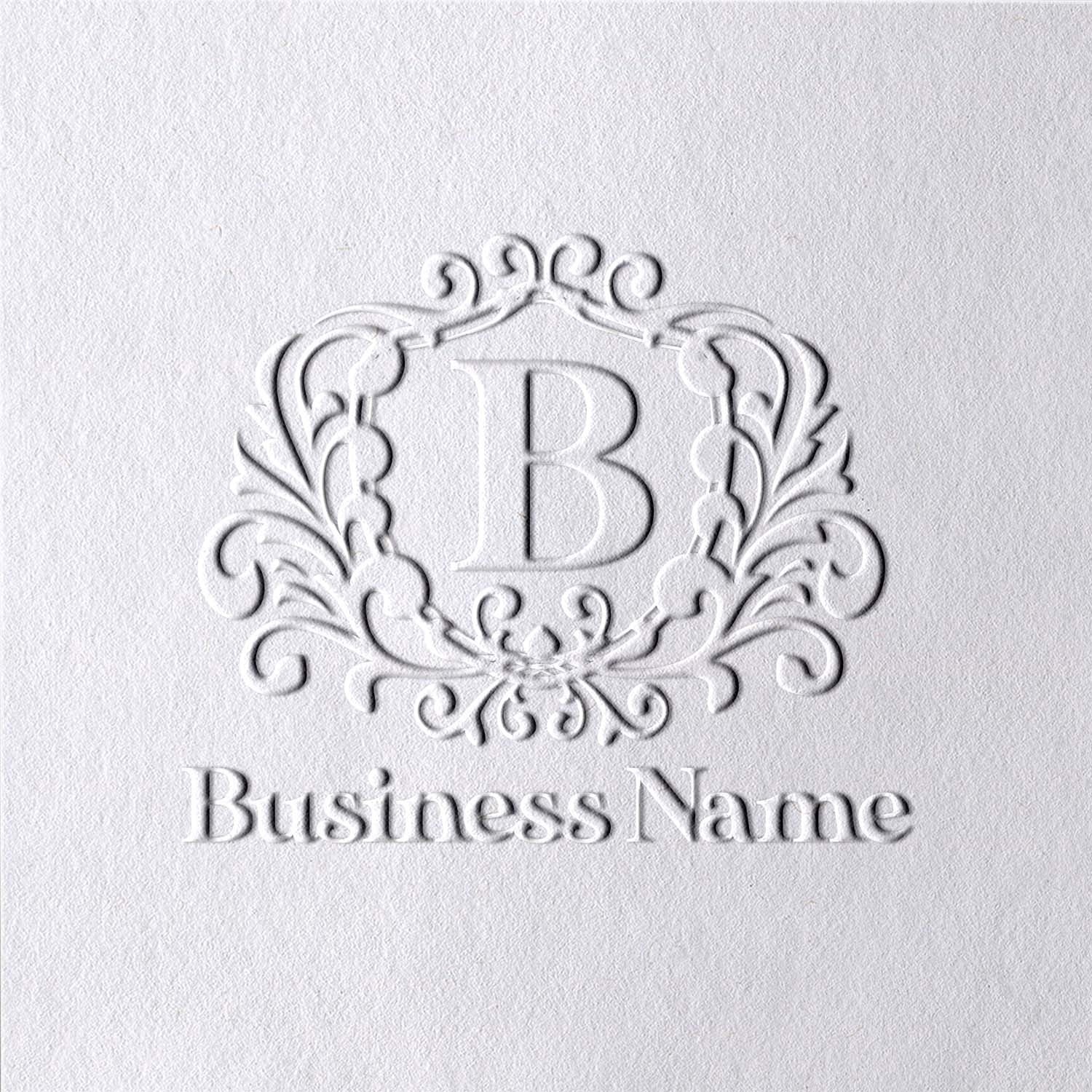 Timbre à sec Logo Personnalisé - Style 16 161