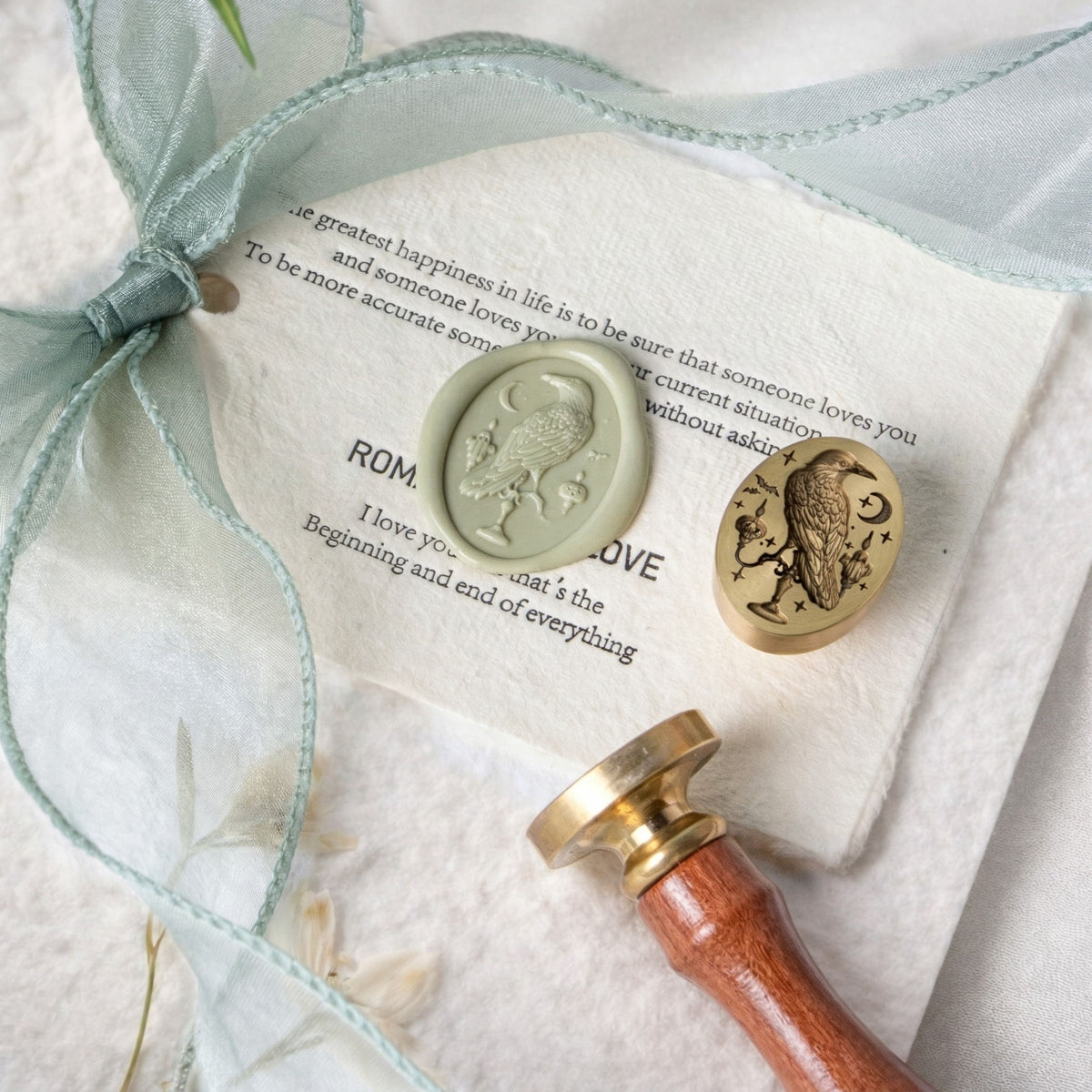 Tampon encreur sceau de cire relief 3D personnalisé31