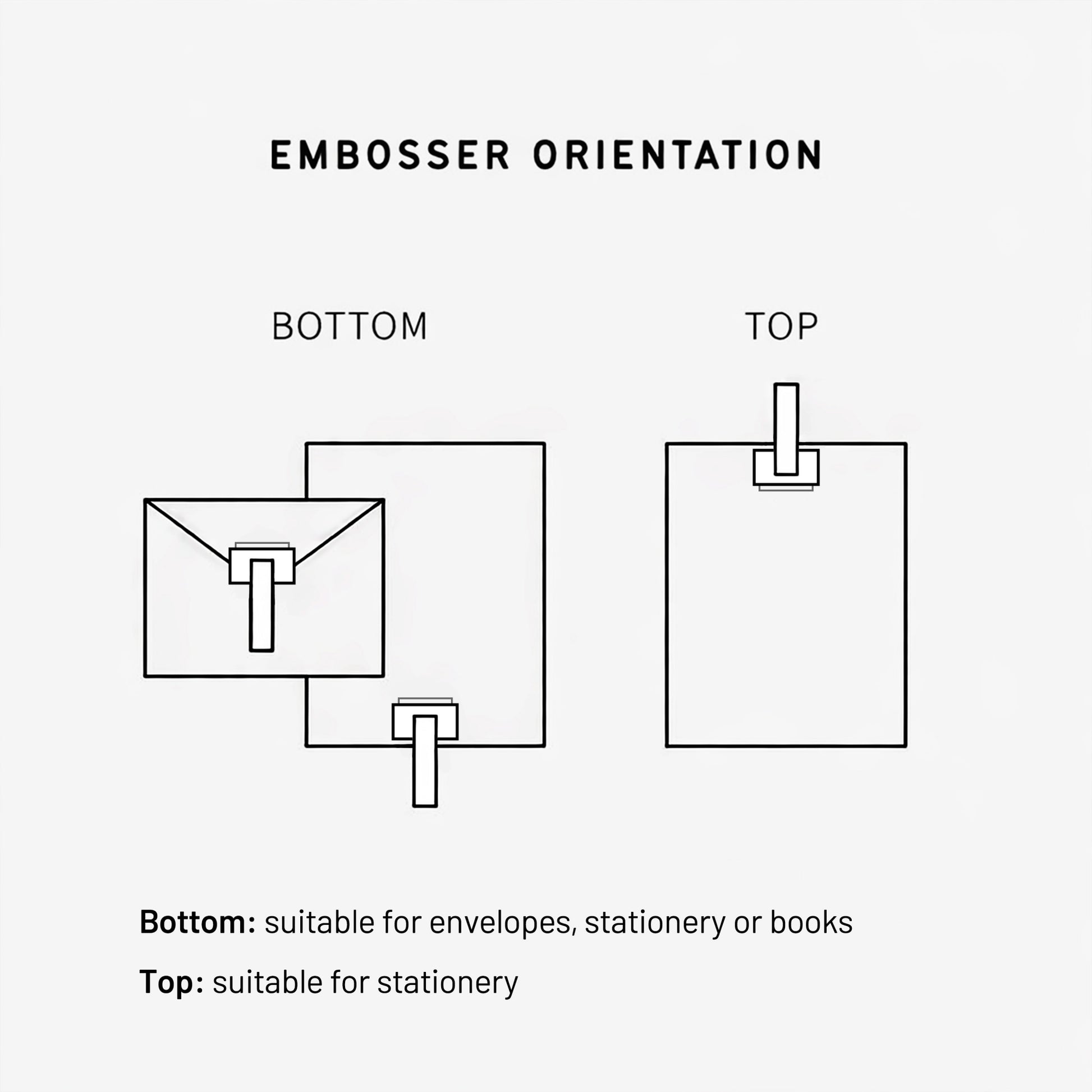 Custom Rectangle Embosser - Personalized Seal for Business