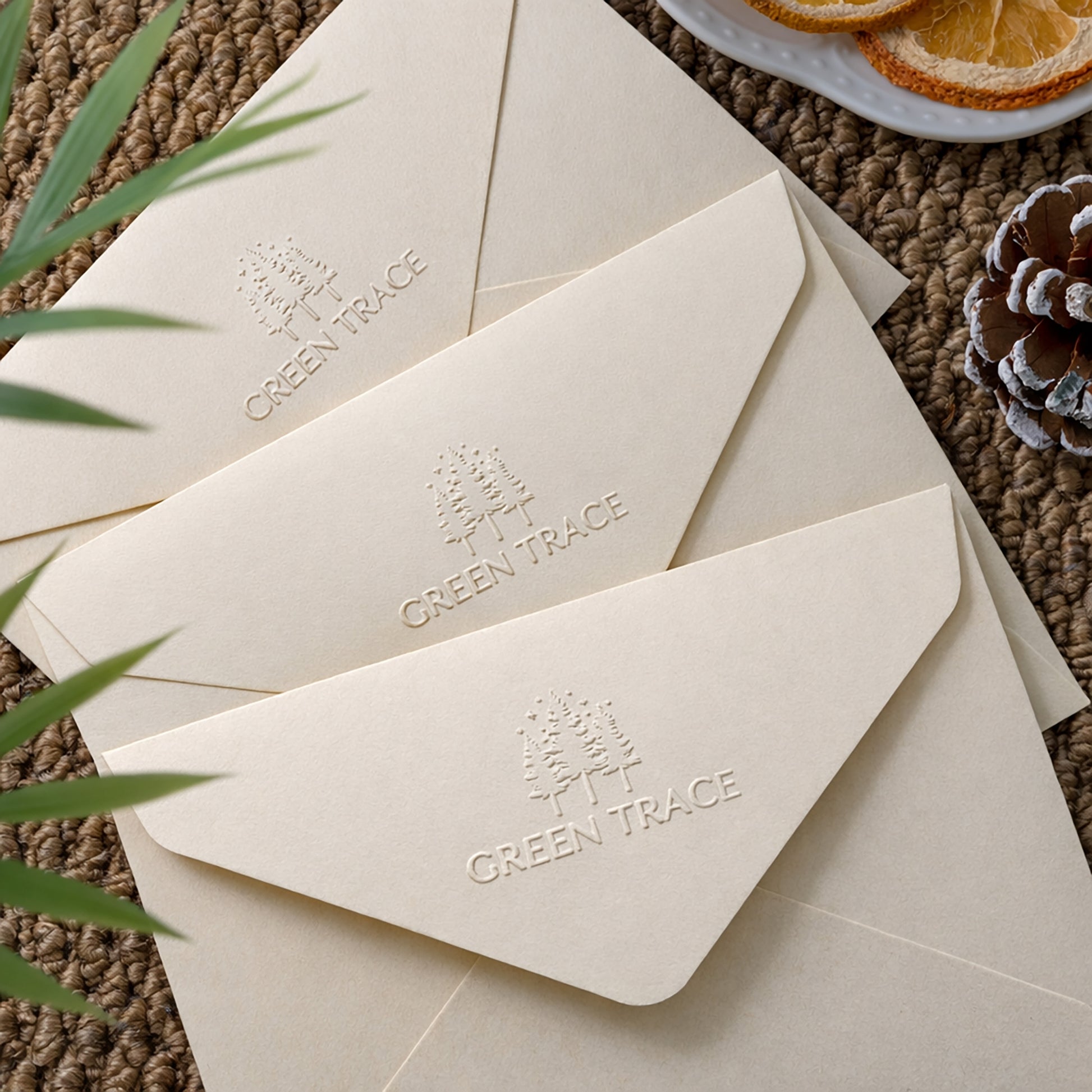 Custom Rectangle Embosser - Personalized Seal for Business & Envelope