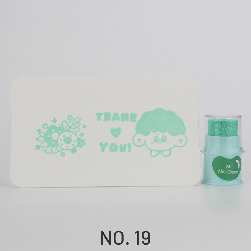 Mignon Doigtier tampon encreur d'Encrage (35 Couleurs)19