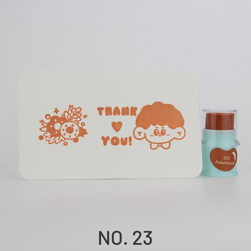 Tampon Encreur de Doigtier Mignon (35 Couleurs)23