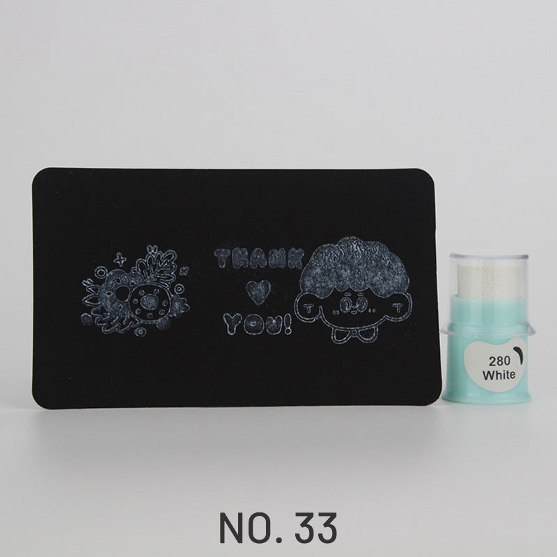 Mignon Tampon Encreur Doigtier (35 Couleurs)33