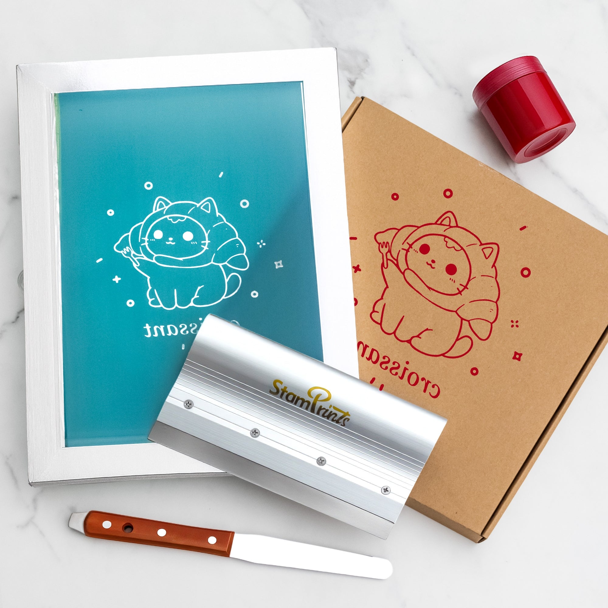 Encre de sérigraphie à base d'eau écologique 7