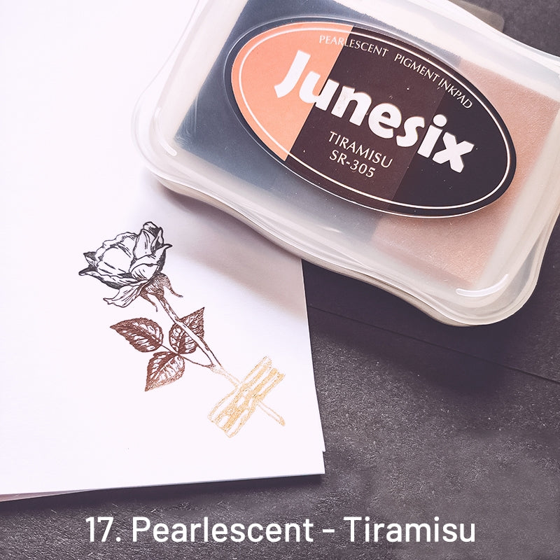 Tampon Encreur à Encre Dégradée 3 Couleurs Multicolore Nacré SKU-17