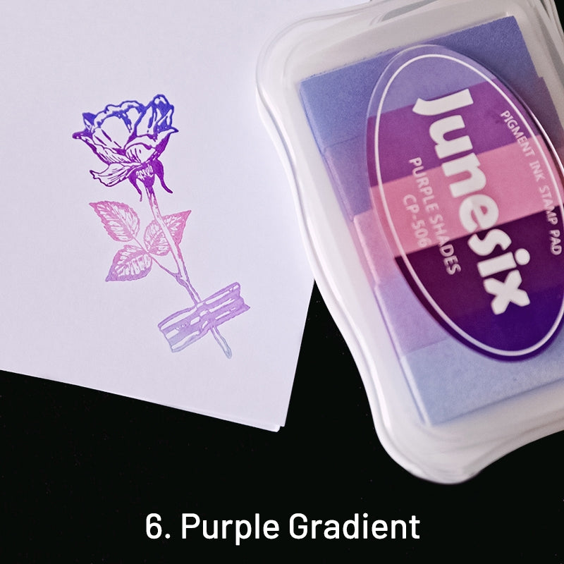 Tampon Encreur à Encre Dégradée 3 Couleurs Multicolore NacréSKU-6