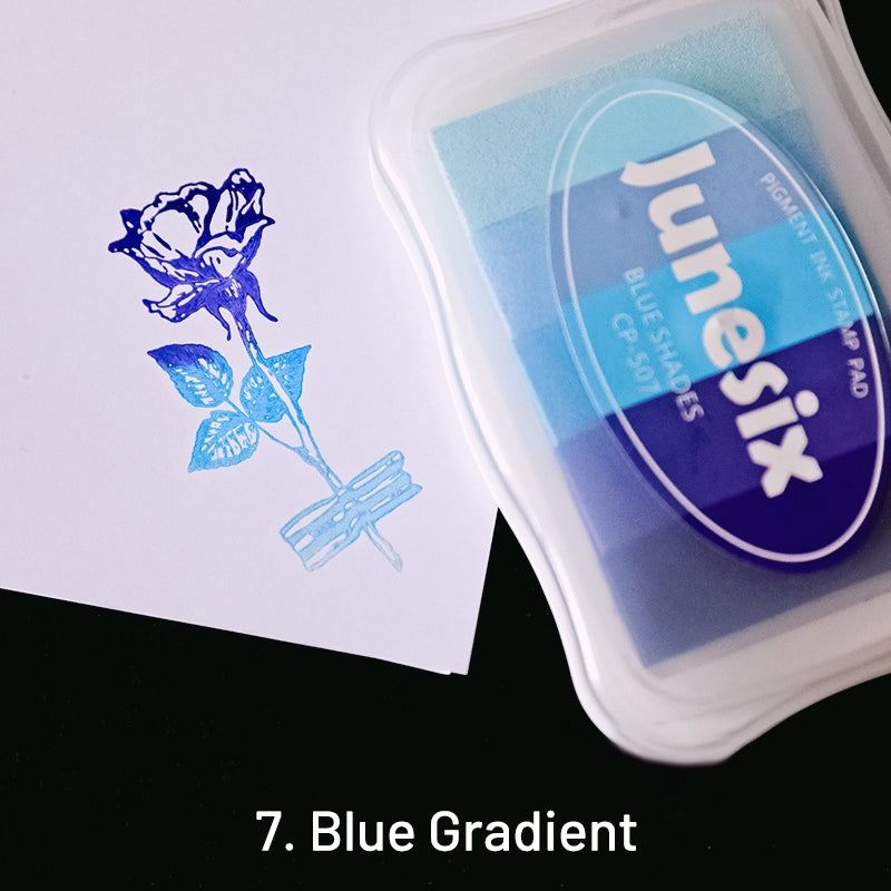 Tampon Encreur à Encre Dégradée 3 Couleurs Multicolore NacréSKU-7