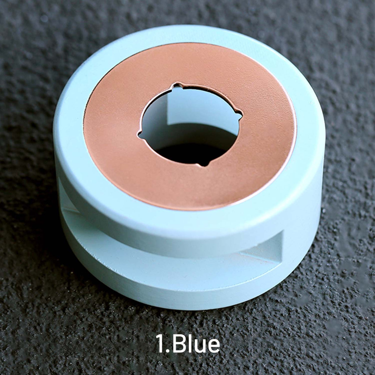 Réchaud à Cire en Bois Massif pour Faire Fondre la Cire à Cacheter1.Bleu