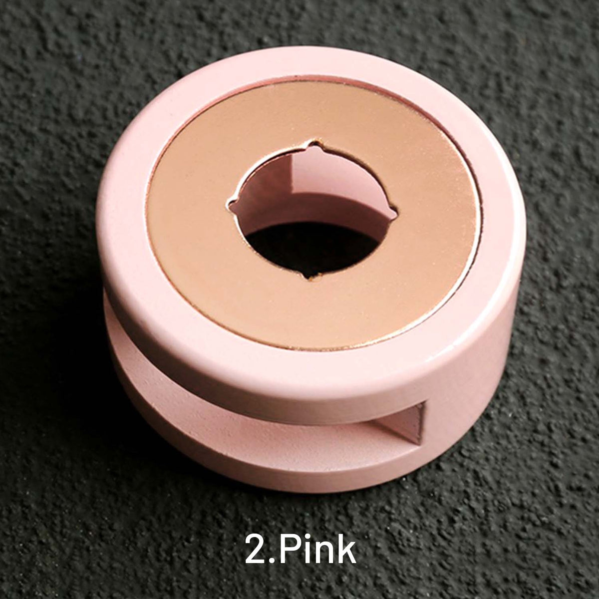 Réchaud à Cire en Bois Massif pour Faire Fondre la Cire à Cacheter2.Rose