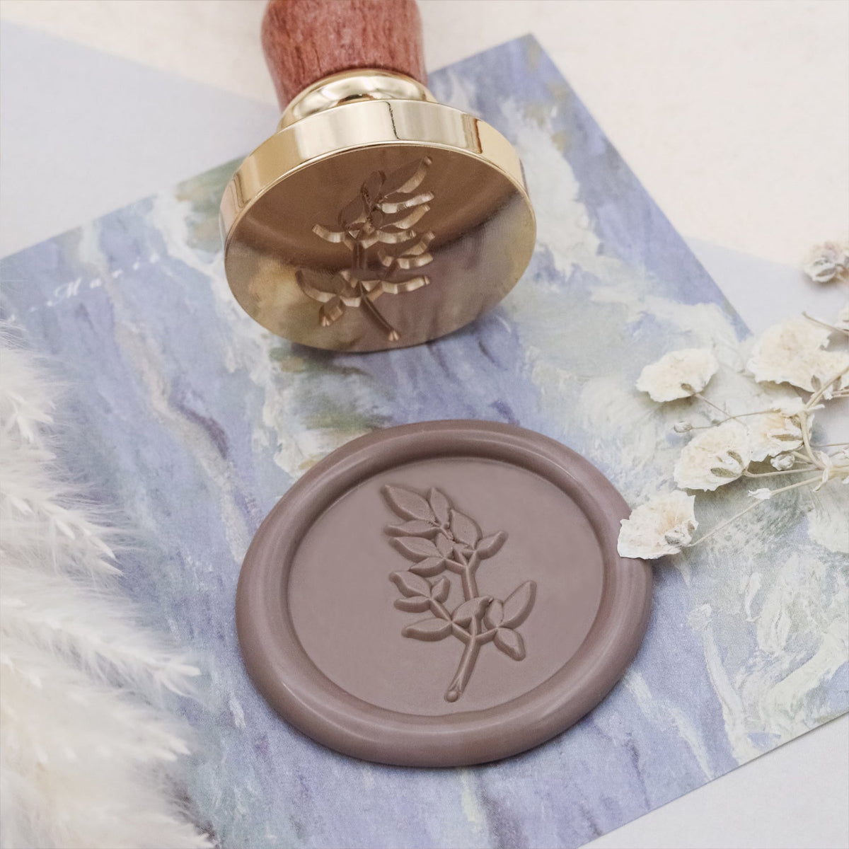 Stamprints Flowers Herbs Wax Seal Stamp 1