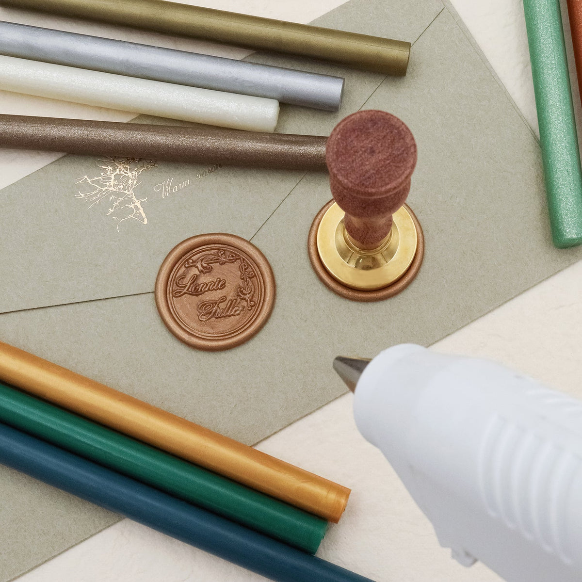 Bâton de Cire à Cacheter pour Pistolet à Colle Stamprints 3