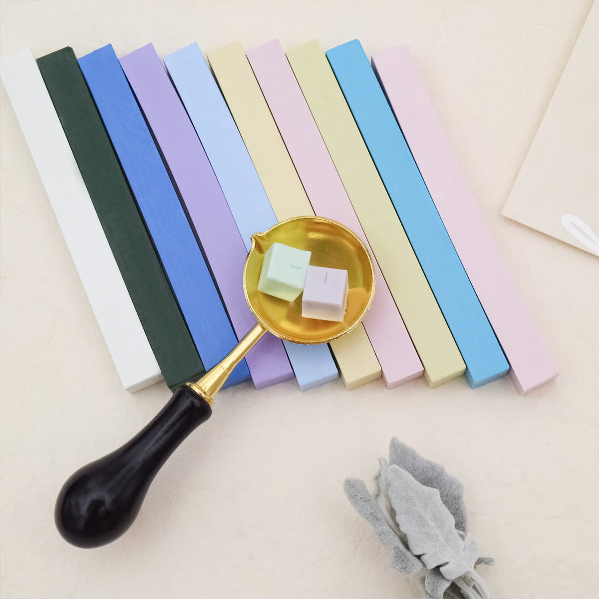 Stamprints Bâton de Cire à Cacheter Mate Pastel Sans Mèche 4