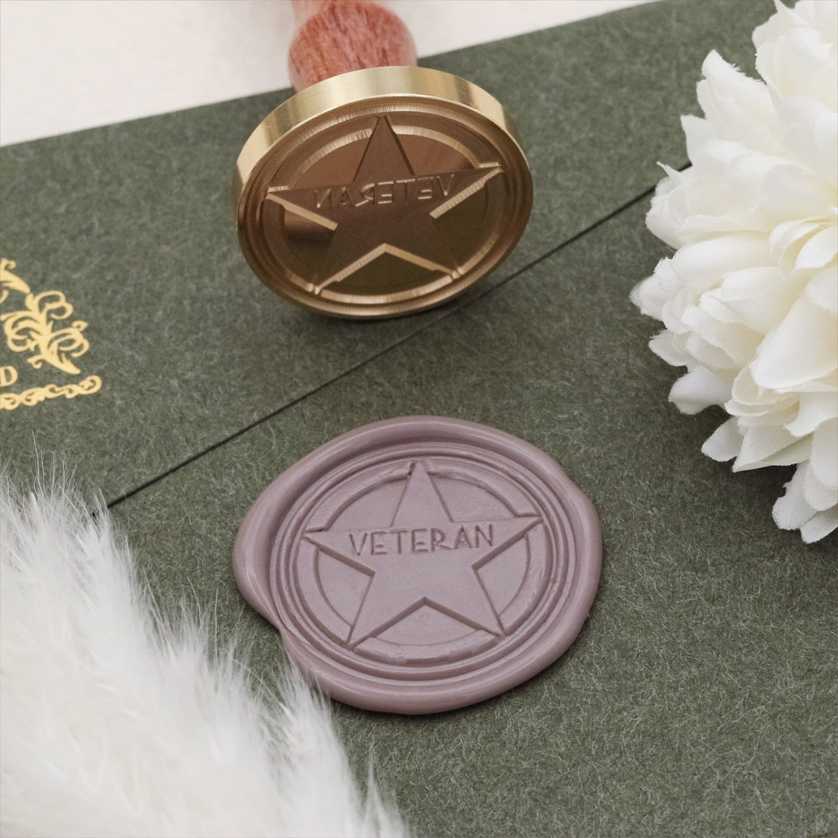 Stamprints Tampon Encreur Sceau de Cire Art Militaire 1
