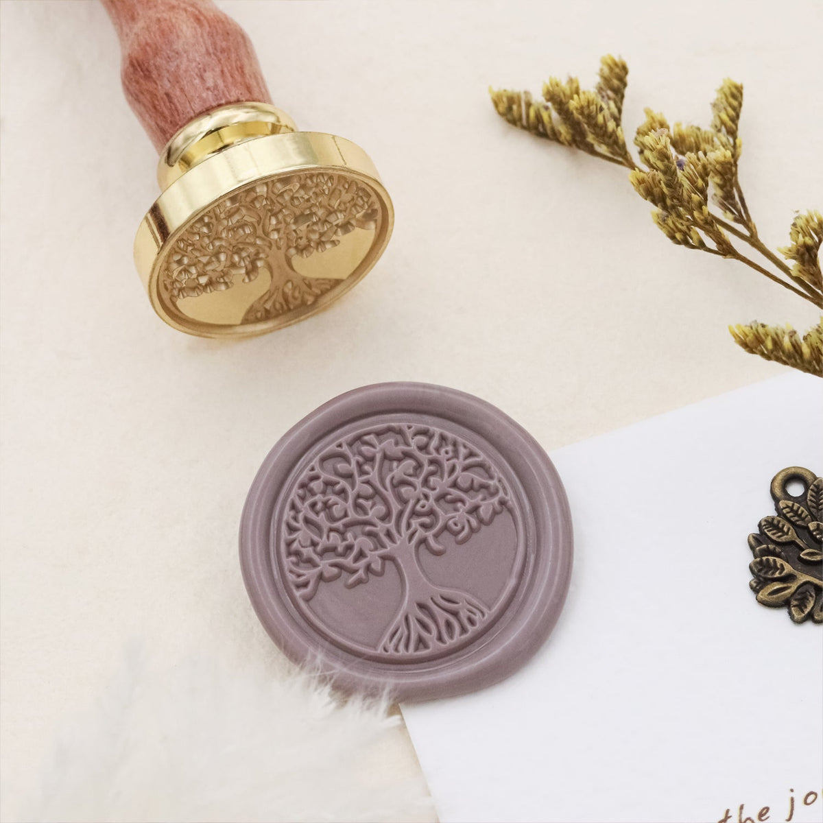 Stamprints Tampon encreur Sceau de cire Arbre de Vie 1