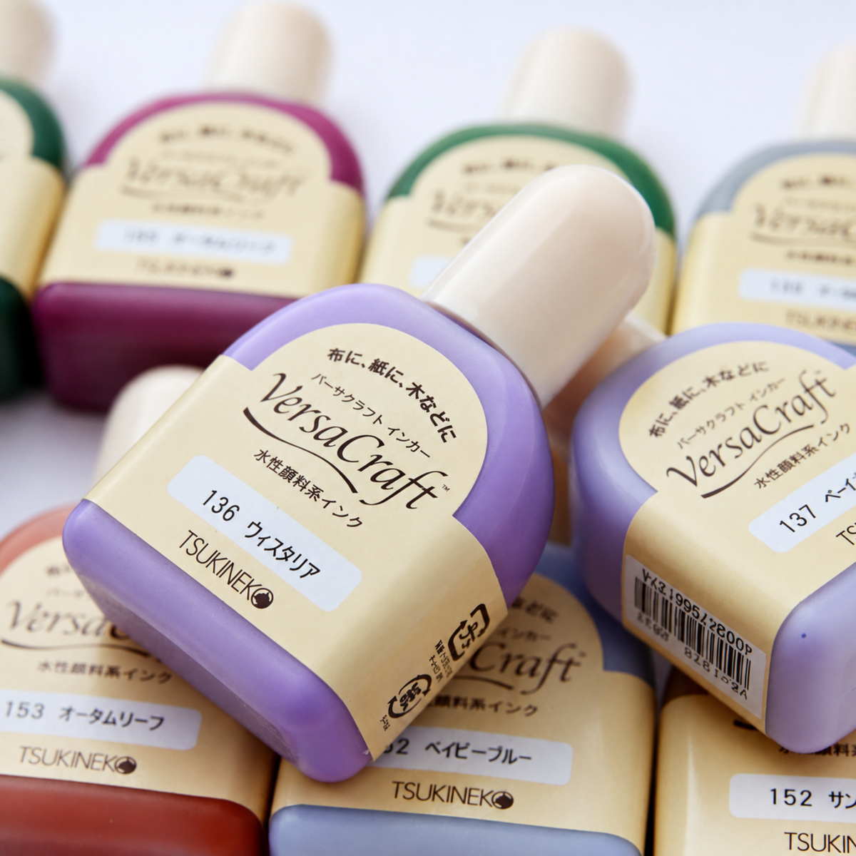 Tsukineko VersaCraft Pigment Ink For Fabric, Paper & Wood6
